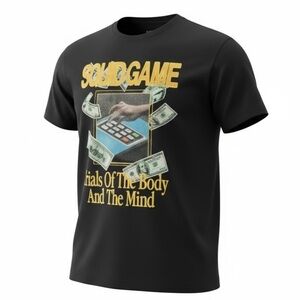 Netflix Squid Game Black T-Shirt Unisex